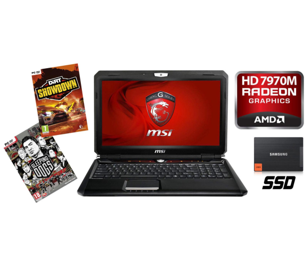 MSI GX60 1AC-009XPL A10-4600M/8GB/128+750/7HP64X - 116755 - zdjęcie